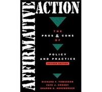 Affirmative Action by Sharon D. Herzberger Faye J. Crosby, Richard F. Tomasson, Sharon D. Herzberger (Auteur)