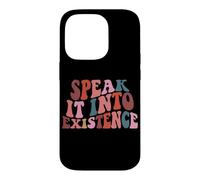 Affirmez Vos rêves avec des Mots positifs Coque pour iPhone 14 Pro