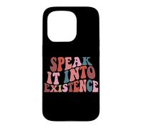 Affirmez Vos rêves avec des Mots positifs Coque pour iPhone 15 Pro