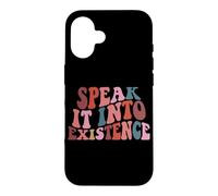 Affirmez Vos rêves avec des Mots positifs Coque pour iPhone 16