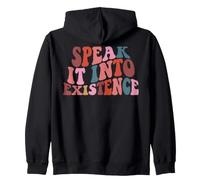 Affirmez Vos rêves avec des Mots positifs Sweat à Capuche