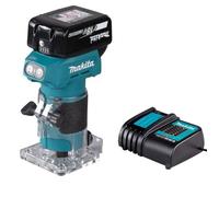 Makita Affleureuse DRT52SF 18 V Ø 6 mm LXT – 1 x 3,0 Ah avec chargeur