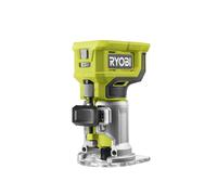 RYOBI - Affleureuse à bois 18V ONE+ - 30 000 tr/min - pince 6 mm - Avec 1 pince de 6 mm, 1 mèche de coupe, clé, guide - RTR18-0