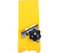 Affleureuse de Chants Manuelle pour Bois, Finition Pro et Ébavurage | ABS Jaune, pour Panneaux de Particules et Placage, Usage Menuiserie sur Chantier