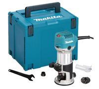 Affleureuse-défonceuse 710 W pince Ø6 mm en coffret Makpac - MAKITA RT0702CJ