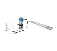 Affleureuse-défonceuse à vitesse variable 710W Ø8 ou 6 mm - MAKITA RT0702C & Rails de guidage pour scies circulaires et scies sauteuses longueur 1m40 MAKITA-194368-5