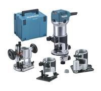 Affleureuse-défonceuse 4-en-1 MAKITA 710W - Ø 8 mm + coffret MakPac