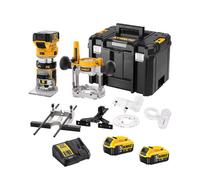 DEWALT Affleureuse/Défonceuse 8mm XR 18V 5Ah - DCW604P2