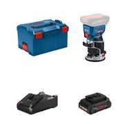 Affleureuse GKF 18V-8 + 1 batterie ProCore 18V 4 Ah + Chargeur GAL 18V-40 BOSCH