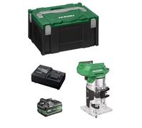 Affleureuse HIKOKI M1808DAA1X (1 x 2,5Ah/5,0Ah + UC18YSL3 + Coffret HSC III)