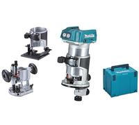 Affleureuse sans fil 18V Li-Ion BL (Machine seule) sans base déportée - MAKITA DRT50ZJX2