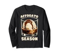 Affogato Season Amateur de café glacé Manche Longue
