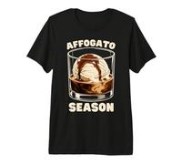 Affogato Season Amateur de café glacé T-Shirt Haut de Gamme