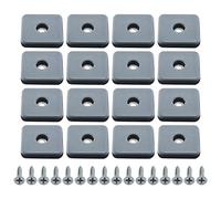 Afforstyle 8 PièCes SéRies Curseurs de Meubles 40Mm Protecteurs de Jambe de Meubles avec Vis Protecteurs de Jambe de Chaise CarréE Tampons de Glissement de Meubles