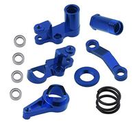 Afforstyle Clignotants de Direction en Aluminium et Servo Saver Set avec Roulements pour 1/10 Slash Hop-Up Upgrade Parts Navy Blue