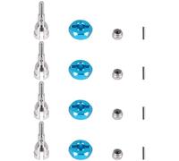 Afforstyle de Conversion de Roue et Moyeu de PlongéE Hexagonal de 12 Mm Tourner 1/10 sur Route pour 1/18 A959 A969 A979 A959B A969B PièCes de Mise Une Niveau de Voiture RC