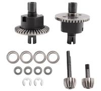 Afforstyle DifféRentiel et ArrièRe et Kit D'Engrenages pour Le Volcan Redcat 94123 94107 94111 94118 94166 1/10 PièCes de Mise à Niveau de Voiture RC