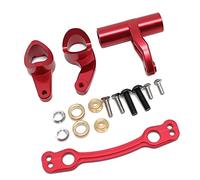 Afforstyle Ensemble de Manivelle D'Assemblage de Direction en MéTal pour PièCes de Voiture ARRMA 1/8 KRATON 6S Outcast Senton Talion RC, Rouge