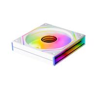 Afforstyle Kit de Ventilateur ARGB 120mm PWM pour Refroidissement de CPU, Ventilateurs de 12cm pour Ordinateur de, Sens Inverse
