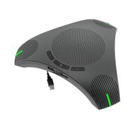 Afforstyle Microphone de Vidéoconférence avec Haut-Parleur USB, Réduction du Bruit/Annulation de L'Écho, Capture Sonore à 360° avec Touche de Sourdine