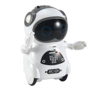Afforstyle Mini Robot de Poche TéLéCommandé pour Les Enfants avec Dialogue Interactif Conversation, Reconnaissance Vocale, Enregistrement de Chat, Chant et Danse