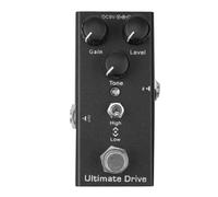 Afforstyle Pédale D'Effets pour Guitare Électrique: Overdrive Vintage, Fuzz, Distorsion, Délai Analogique, Ultimate Drive. Pédale pour Basse Ultimate Drive.