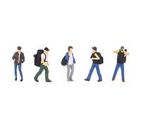 Afforstyle RéSine 1:64 ÉChelle Figure Diorama Rue Promeneur Personnage Figurine Randonneur Costume Miniature Marionnette Sable Table MéNage A