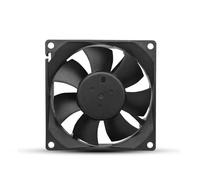 Afforstyle Ventilateur de Refroidissement 8 cm Efficace pour PC, DC 12V 0,3A, Mute 8025, Connecteur 3 Broches pour Boîtier D'Ordinateur