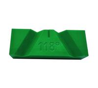 Affûtage de forets - Outil manuel pour meuleuse - 118° et 135° Angle Affûteur de foret - Pas besoin d'alimentation - Rectifier les mèches émoussées à la maison ou Lqz203 (A, taille unique)