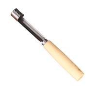 Affûteur à fruits - Outil en acier inoxydable pour extraire le tour des poires, antidérapant manuel extracteur de cuisine avec poignée en bois pour couper les fruits, cuisson, préparation, salat