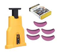 Affuteur Chaine Tronçonneuse, AffûTeur De TronçOnneuse Ultra-Rapide, AffûT’Pro Affuteuse De Chaine Tronconneuse, Avec 5 Pierres, PréCision InstantanéE Pour Coupe Efficace (#01)