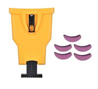 Affuteur Chaine Tronçonneuse, AffûTeur De TronçOnneuse Ultra-Rapide, AffûT’Pro Affuteuse De Chaine Tronconneuse, Avec 5 Pierres, PréCision InstantanéE Pour Coupe Efficace (Jaune)