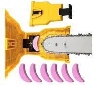 Affuteur Chaine Tronçonneuse, Puor Kimeo AffûT’Pro Affuteuse De Chaine Tronconneuse, Kimeo Affuteur De Chaine, Avec 6 Pierres, PréCision InstantanéE Pour Coupe Efficace (A)