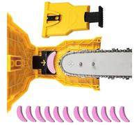 Affuteur Chaine Tronçonneuse, Puor Kimeo AffûT’Pro Affuteuse De Chaine Tronconneuse, Kimeo Affuteur De Chaine, Avec 6 Pierres, PréCision InstantanéE Pour Coupe Efficace (B)