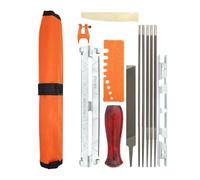 Affûteur de Chaîne de Tronçonneuse,Kit de 14 Limes pour Tronçonneuse | Fournitures De Jardin Pour Allées Ferme Arrière Cour Patio Travaux Extérieurs