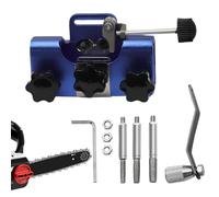 Affûteur de Chaîne pour Tronçonneuse | Portable avec accessoires inclus | Kit de Gabarit d'Affûtage Léger pour Tronçonneuse,Pour Exploitation Forestière Sylviculture Menuiserie Extérieur Garage