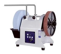 Affûteur de couteaux électrique commercial, affûteur de couteaux d'établi à double meule et basse vitesse, affûteur de couteaux multifonction, système d'affûtage refroidi à l'eau avec réservoir d'ea