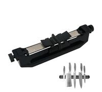 Affûteur De Couteaux Manuel Compact - 23.2x4x5.2 Cm, Affûtage À Angle Réglable, Outil Précision Professionnel, Aiguisage Lames Cuisine Cuisinier Chef Pique-Nique Atelier Et Camping