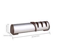 Affûteur de cuisine manuel en 3 étapes pour un affûtage rapide, restauration du polissage, utilisation en cuisine, poignée ergonomique