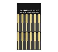 Affûteur de Diamant plaqué Titane pour Tronçonneuse électrique, Matériau de Haute dureté, Tailles 4.0mm à 5.5mm, 12 Pièces (5, mm)