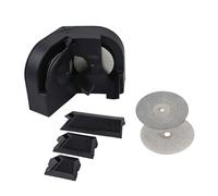 Affûteur de forage électrique, meuleuse multifonction avec 3 supports pour embouts de 2 à 16 mm et outils de cuisine, comprend 2 meules