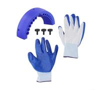 Affûteur de foret monté sur perceuse électrique pour un réaffûtage constant des forets hélicoïdaux avec accent sur la reproductibilité de l'angle de pointe (avec gants)