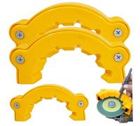 Affûteur de forets 3 pièces, gabarit d'affûtage de forets 4, 5, 6, 8, 10, 12 mm, affûteur meuleuse d'angle en plastique, accessoires meuleuse 'angle portables pour mèches meulage