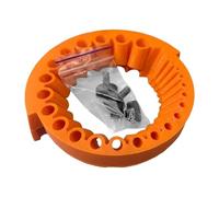 Affuteur De Forets Metaux,Affuteur De Foret,Drill Bit Sharpener,Outil d'affûtage de forets,Affûteuse de forets pour meuleuse d'angle pour acier rapide 2-13mm (Mandarine)