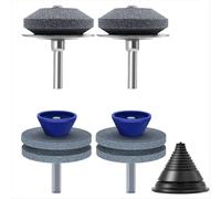 Affûteur de lame de tondeuse à gazon pour perceuse, 4 pièces Affûteur de lame de tondeuse A