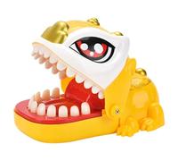 Affûteur de lions animés Coffre-fort Bucke Mécanisme Groupe Main de divertissement Jeu de main de divertissement pour les enfants Garde-cadeaux Lions Mordre Brosse à la main