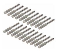 Affûteur de Tronçonneuse Diamant 20 Pièces, Diamant Tronçonneuse Affûteuse Bavure Pierre à Aiguiser pour Tronçonneuses Lime à