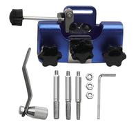 Affûteur de tronçonneuse portable et facile à utiliser, en alliage d'aluminium, avec meules et outils d'affûtage. performance(Blue)