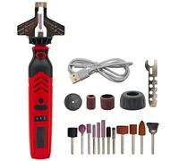 Affûteur de tronçonneuse sans fil, kit d'affûtage de tronçonneuse électrique à main, outil d'affûtage de tronçonneuse à grande vitesse for le polissage des chaînes de meulage