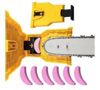 AffûTeur De TronçOnneuse Ultra-Rapide, Puor Kimeo AffûT’Pro Affuteuse De Chaine Tronconneuse, Kimeo Affuteur De Chaine, Avec 6 Pierres, PréCision InstantanéE Pour Coupe Efficace (A)